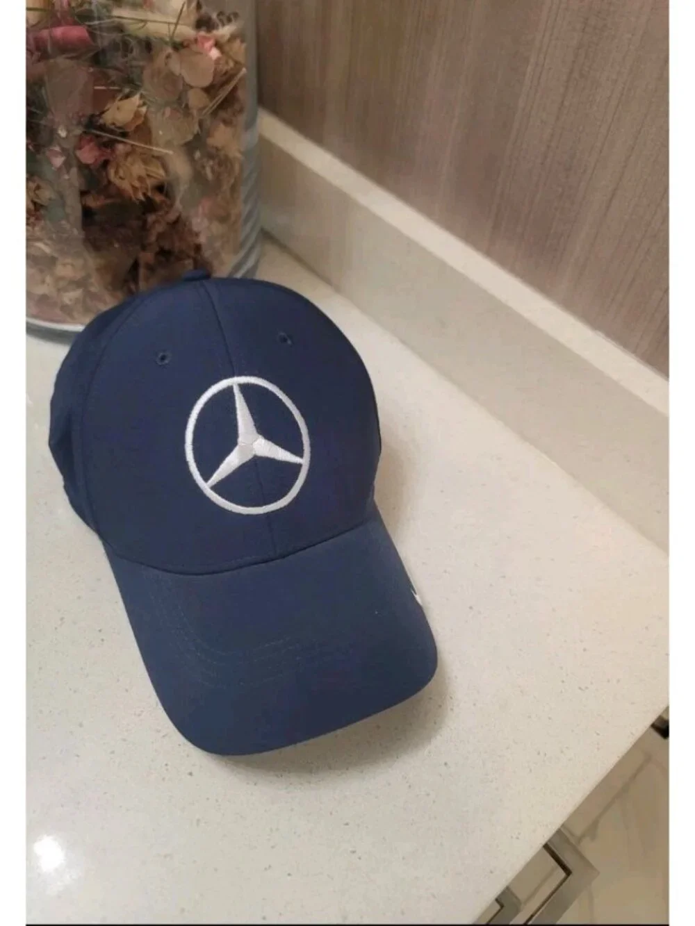 New Era X Mercedes Benz Hat Men Navy Blue Strap Cap 1